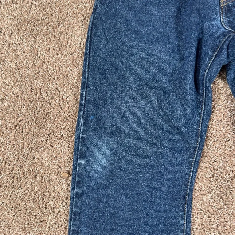 Levis 517 Jeans Mens 32x29 Blue Bootcut Mid Rise Dark Wash Western Denim